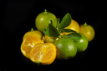 Fototapeta na wymiar lemon and lime