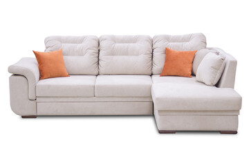 Soft furniture on a white background in isolation