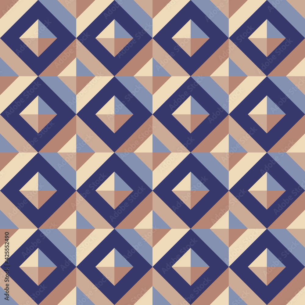 Poster abstract geometric vector background design. graphic pattern seamless. decorative mosaic ornament. c
