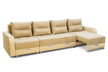 Soft furniture on a white background in isolation