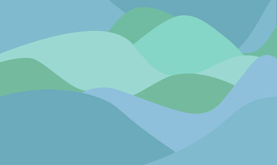 Obraz premium illustration of an background with waves in pastel colors