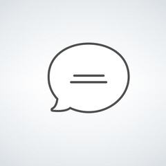 Speech bubble. talk communication speech bubbles. Dialog elements. Conversation and tech support icon. Stock Vector illustration isolated on white background.