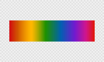 Light spectrum color electromagnetic wavelength radiation prism line, visible spectrum. Vector illustration.