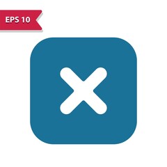 Cancel, delete button