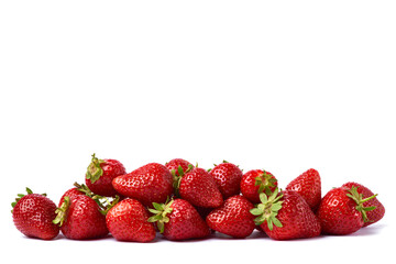 Studio shot of Fresh strawberry isolated on white background