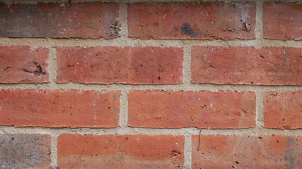 Red brick wall texture background