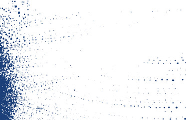 Grunge texture. Distress indigo rough trace. Extra