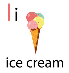 Cute and colorful alphabet letter  with illustrations and words printable sheet.  Printable flash card for kids education
