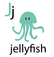 Cute and colorful alphabet letter  with illustrations and words printable sheet.  Printable flash card for kids education
