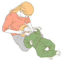 仕上げ磨き（シンプルカラーバージョン）