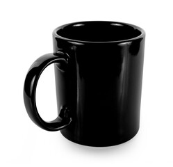 empty mug on white background