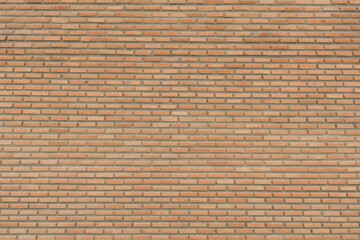 Pattern of brown brick wall for background and textured