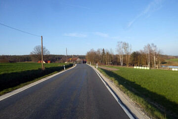 Fototapeta premium Porzellanstraße von Schlüsselfeld nach Reichmannsdorf
