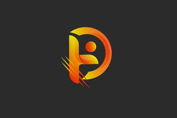 Vector design template elements. suitable for creating logos in business and company names