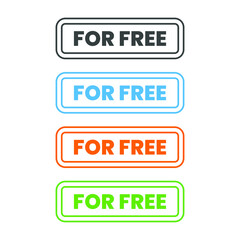 For Free Web Button Design Vector