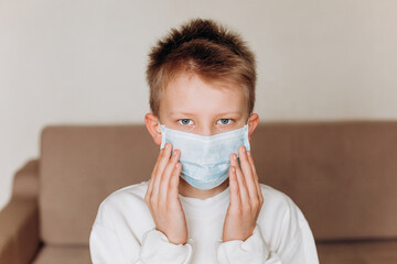 boy protection mask quarantine health home mode