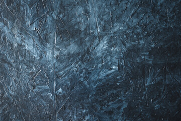 Blue decorative surface. Blue texture background