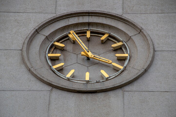 Close Up Of A Clock At Den Haag The Netherlands 24-10-2018