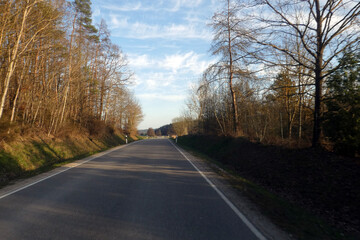 Straße von Reichmannsdorf nach Mühlhausen