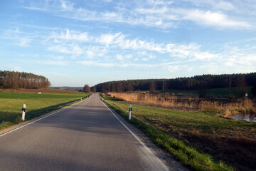 Straße von Reichmannsdorf nach Mühlhausen
