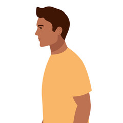 brunette man character