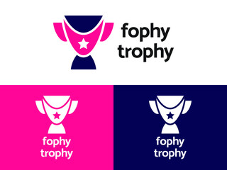 Fophy Trophy Logo Design