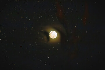 Obraz na płótnie Canvas sky with moon