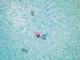  Cas Abou Beach on the caribbean island of Curacao, Playa Cas Abou in Curacao Caribbean tropical...