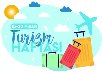 tourism week 15-22 april Turkish: 15-22 nisan turizm haftasi