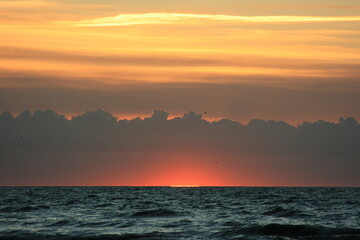 sunset at the beach