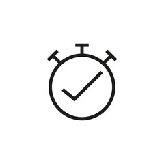 Stopwatch. icon Vector illustration