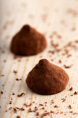 Craft chocolate truffles