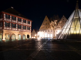 Naklejka premium Lockdown Weihnachten 2020 Schwabach