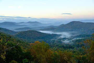 Fototapeta premium View from the Blue Ridge Parkway. North Carolina