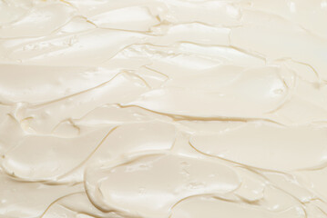 White whipped cream texture.