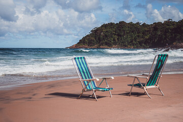 chairs on the beach