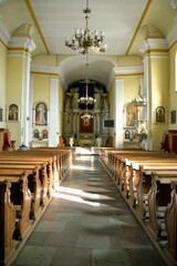 Fototapeta na wymiar Dawny klasztor Dominikanow, Kosciol i klasztor podominikanski w Plocku