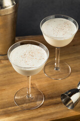 Homemade Boozy Bourbon Milk Punch