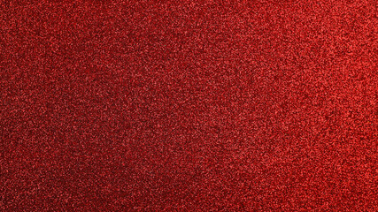 Red blurred shiny background. Color in trend. Colour. Sequins.