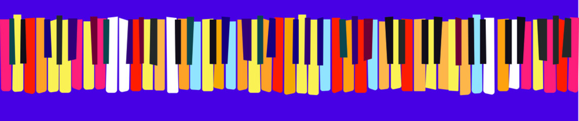  colorful pop art piano vector wpap, illustration, wall art decor wall art decor acrylic illustration