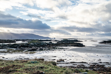 The coastline at Rossbeg in County Donegal during winter - Ireland