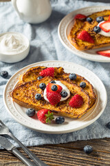 Homemade Eggnog French Toast