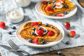 Homemade Eggnog French Toast