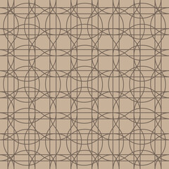 Obraz premium Seamless lines minimal background brown concept vector