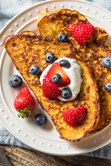 Homemade Eggnog French Toast