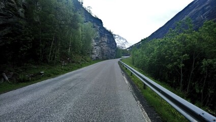 road in mountains