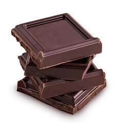 Black chocolate bar