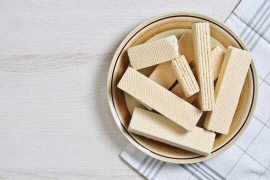 Vanilla Wafers On A Plate