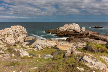 Fototapeta na wymiar Coastal view at Hermanus, Cape Region, South Africa