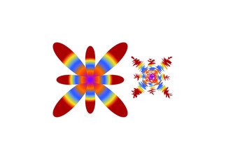 colorful symbol isolated on white background, Colorful logo, icon design